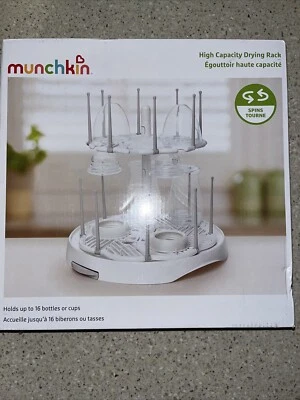 Estante de secado Munchkin de alta capacidad, blanco (nunca abierto, nuevo) Foto 1 de 4