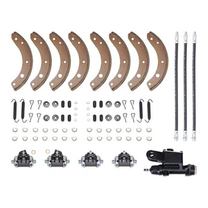 Deluxe Brake Kit 1937-1939 Chevrolet Cars with Master & Wheel Cylinders CHEVY - Foto 1 di 12