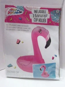 Aufblasbarer Becherhalter Grafix PVC Flamingo ab 5 Jahre - Bild 1 von 1