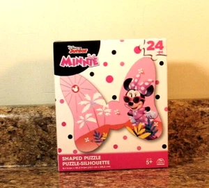 Disney Minnie Mouse Shaped Puzzle 24 Pieces NEW - Picture 1 of 3