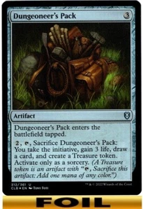 1x - Dungeoneer's Pack - FOIL - Commander Legends: Baldur's Gate MTG - Picture 1 of 1