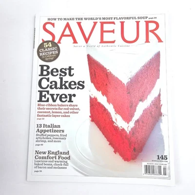 Saveur Magazine Number 145 March 2012 Best Cakes Ever Italian Appetizers - Image 1 of 2