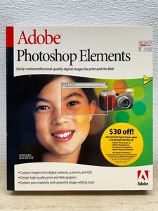 Original Adobe Photoshop Elements For Win & Mac User Guide And CD Sealed - Picture 1 of 22