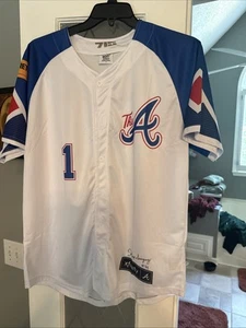 Atlanta Braves City Connect Jersey Ozzie Albies SGA 9/24/24 L Large - Picture 1 of 2