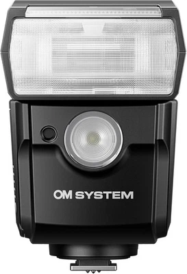 OLYMPUS OM SYSTEM Electronic Flash FL-700WR 42m 137.8' ISO100 75mm F/S w/Track# - image 1 of 4
