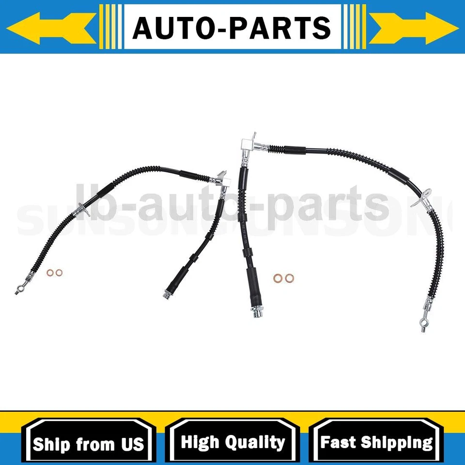 2x Manguera de freno delantera para Land Rover Range Rover Sport 2006-2009 4,2 L Foto 1 de 4