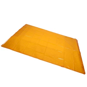 Welding Safety Curtain Flame Retardant PE Frameless 2.5m x 1.5m Golden Yellow - Bild 1 von 18