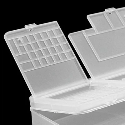 Screw Organizer White Transparent Rectangular Strong PP Lock Design Hardware - Image 1 of 4