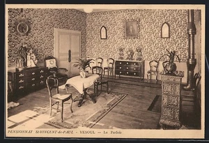 CPA Vesoul, Pensionnat St-Vincent-de-Paul, Le Parloir - Picture 1 of 2