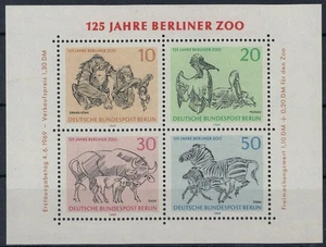 BERLINO 1969 Anniversario dello zoo di Berlino 1 BF MNH** - Picture 1 of 1