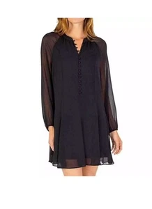 Joie Langarm Cocktailkleid Schwarz Minikleid Neu mit Etikett Größe 2XL - Bild 1 von 10