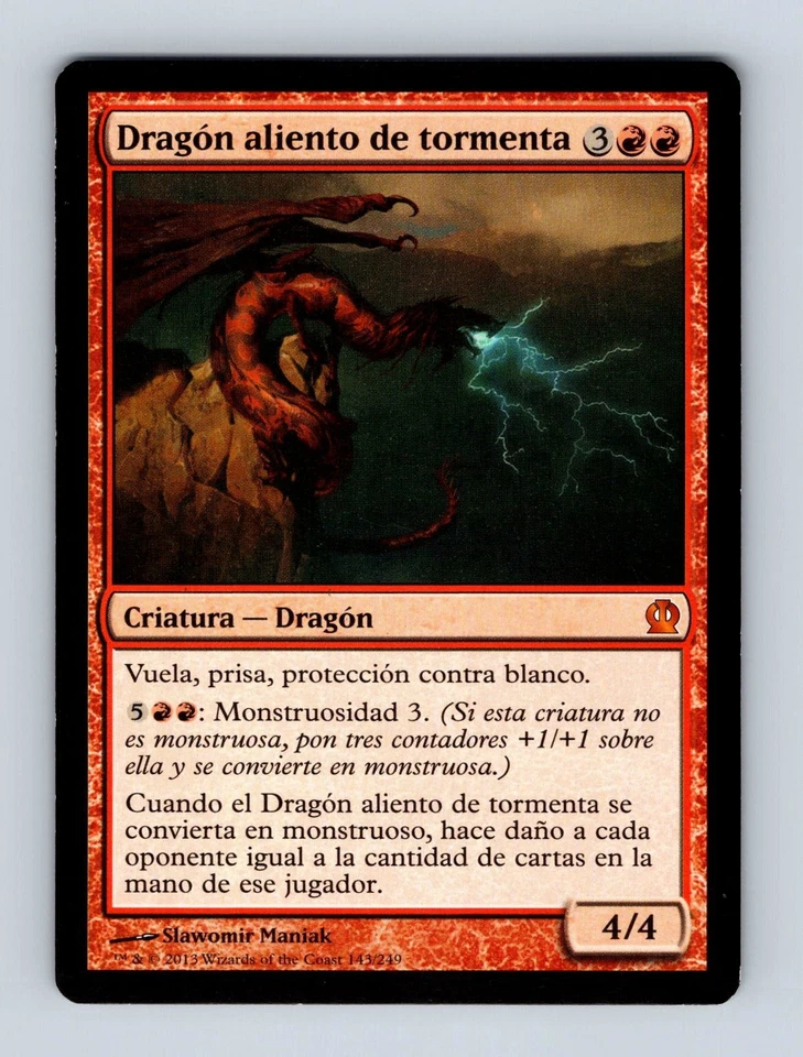 Stormbreath Dragon Theros Non-Foil MTG NM - Image 1 of 2