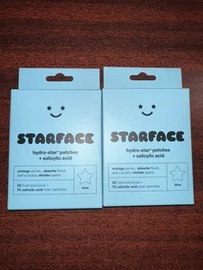 Lot of 2 - Starface Hydro-Star + Salicylic Acid Pimple Patch 32 Stars Each pack - Picture 1 of 1