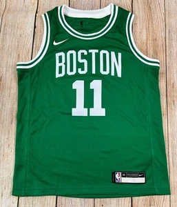 Nike Swingman NBA Boston Celtics Kyrie Irving #11 Green Jersey Youth Medium - Picture 1 of 8