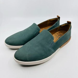 WMNS Kork-Ease Leather Upper Slide-On Shoes "Peyton" Loafer 10M Turquoise CC0E21 - Picture 1 of 10