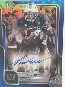 2025 Bowman Chrome U Pofele Ashlock Prospect Auto Blue Refractor #002/150 - Bild 1 von 10