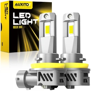 AUXITO 62W 24000LM H11 H9 H8 LED Faros Bombillas Hi/LO Haz Reemplazar Halógeno 2 PIEZAS - Imagen 1 de 16