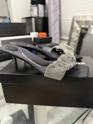 Alexander Wang Jessie Crystal Scrunchie Lycra - Image 1 of 4