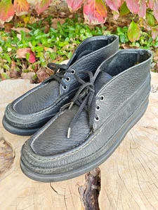 Russell Moccasin Sporting Clays Chukka Boots  9.5 EE Blalck Weather Tuff - Picture 1 of 22