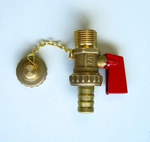 Kesselfüll und Entleerungshahn 1/2", Messing - Bild 1 von 1