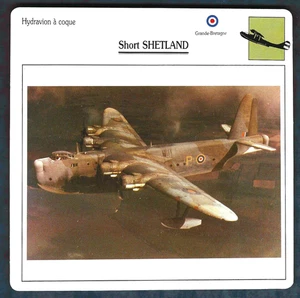 9 EDITO-SERVICE S.A 1989-90 CARDS WAR SEAPLANE GREAT BRITAIN SHORT, SARO, WALRUS - Bild 1 von 10