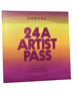 Morphe Artist Pass 24A Eyeshadow Palette Multi-Color Eye Shadow NEW NOS Artistry - Image 1 of 3