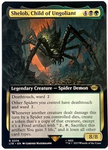 MTG Shelob, Child of Ungoliant *EXTENDED ART* The Lord of the Rings 0374 NM - Picture 1 of 1