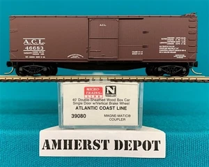 39080 Micro Trains Atlantic Coast Line Box Car  N Scale ACL New - Picture 1 of 2