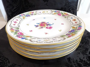 Schönes 5er Set - Vintage Bavaria Germany Kaiserin Stil Speiseteller - Bild 1 von 3