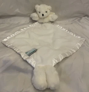 My Banky Michael White Angel Bear Wings Security Blanket Baby Lovey Soft Plush - Picture 1 of 10