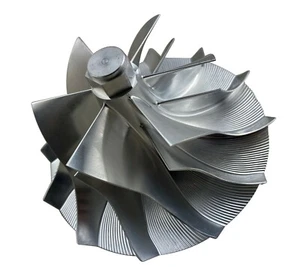 6+6 Billet HI FLOW Turbo Compressor Wheel for 2007-10 GMC 6.6 LMM Duramax Diesel - Bild 1 von 2