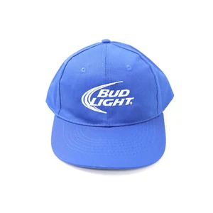Gorra de béisbol Bud Light sombrero bordado azul correa ajustable trasera - Imagen 1 de 7