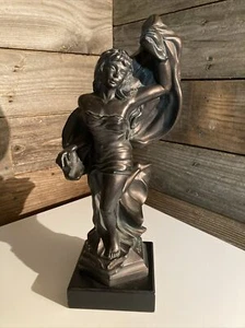 Austin Skulptur Frau drapiert Formteil Kunst Vintage Bronze CATARINO 1992 - Bild 1 von 12