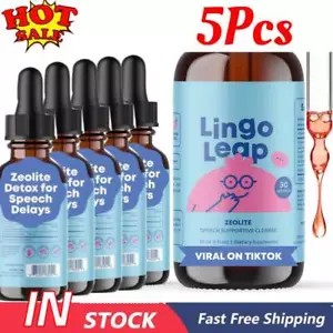 Lingo Leap Children's Drops - Zeolite Detox for Speech Delays Therapy -5Pcs=DE - Bild 1 von 6