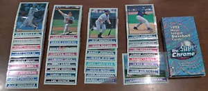 1998 Topps Super Chrome Jumbos (4"x6") Near Set (35/36) plus original box NM/MT - Picture 1 of 5