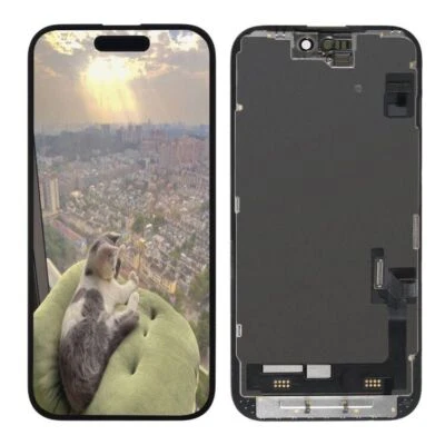 USA New For iPhone 15 Pro Max Soft OLED Display LCD Touch Screen Digitizer Parts - Image 1 of 4