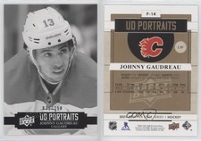 2021 Upper Deck Series 1 UD Portraits Black & White /250 Johnny Gaudreau #P-14