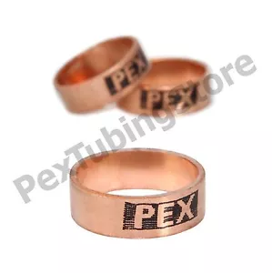 (100) Anelli a crimpare in rame PEX 3/4" di Sioux Chief, Made in USA, ASTM/CSA, #649X3 - Foto 1 di 1