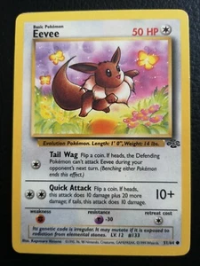Eevee 51/64 Excellent Condition from Jungle Set 1995 - Picture 1 of 3