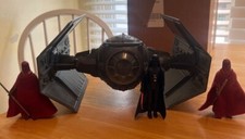 Vintage Star Wars. Darth Vader and Darth Vaders Ti -Fighter.  Kenner