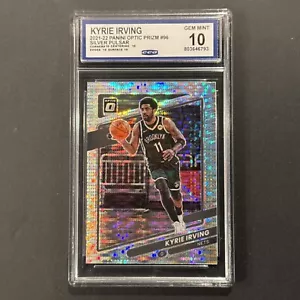 KYRIE IRVING 2021-22 Panini Optic PRIZM Silver Pulsar #96 CCG10 Brooklyn Nets - Foto 1 di 2