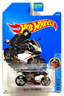Hot Wheels Ducati 1199 Panigale Black/ White Fairing Pinstripes IN PROTECTOR