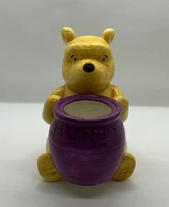 "Winnie The Puuh mit lila Honigglas handbemalte Figur 6,5"" - Bild 1 von 8