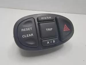 00-02 Jaguar S-Type Hazard Switch Trip Button Unit Black Plastic OEM Part 45099 - Foto 1 di 13