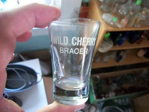 WILDKIRSCHBRACER SÄURE GEÄTZT 1890ER JAHRE MEDIZINISCHE DOSIS SCHUSSGLAS - Bild 1 von 4