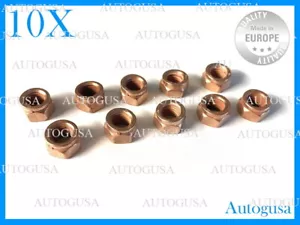 NEW 10X BMW MBENZ EXHAUST SYSTEM MANIFOLD NUT M8 FIXING CLIPS 11621744323 - Picture 1 of 5
