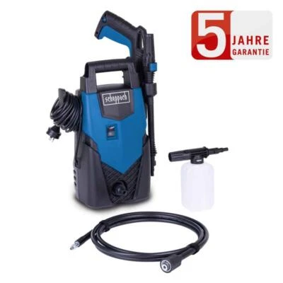 Scheppach Hochdruckreiniger HCE1400 110bar Quick-Connect-System inkl. Zubehör