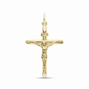 Klassischer Kreuz Anhänger in 18k Gelbgold - Bild 1 von 1