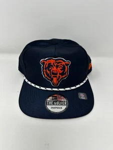 Chicago Bears Hat Rope Snapback The Golfer New Era Navy Blue New Cap - Picture 1 of 4