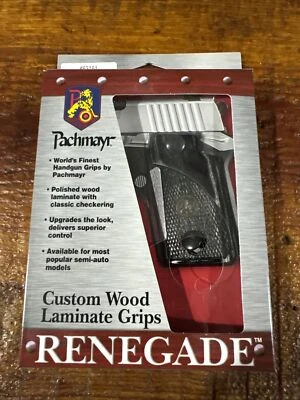 Pachmayr 63161 Renegade Wood Grips For Sig Sauer P938. Checkered Wood. - Image 1 of 4